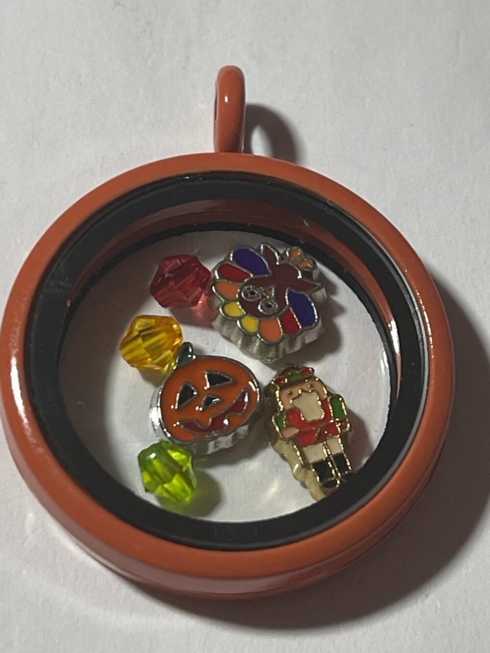 Happy Thanksgiving Memory Locket w/ Chain NEW